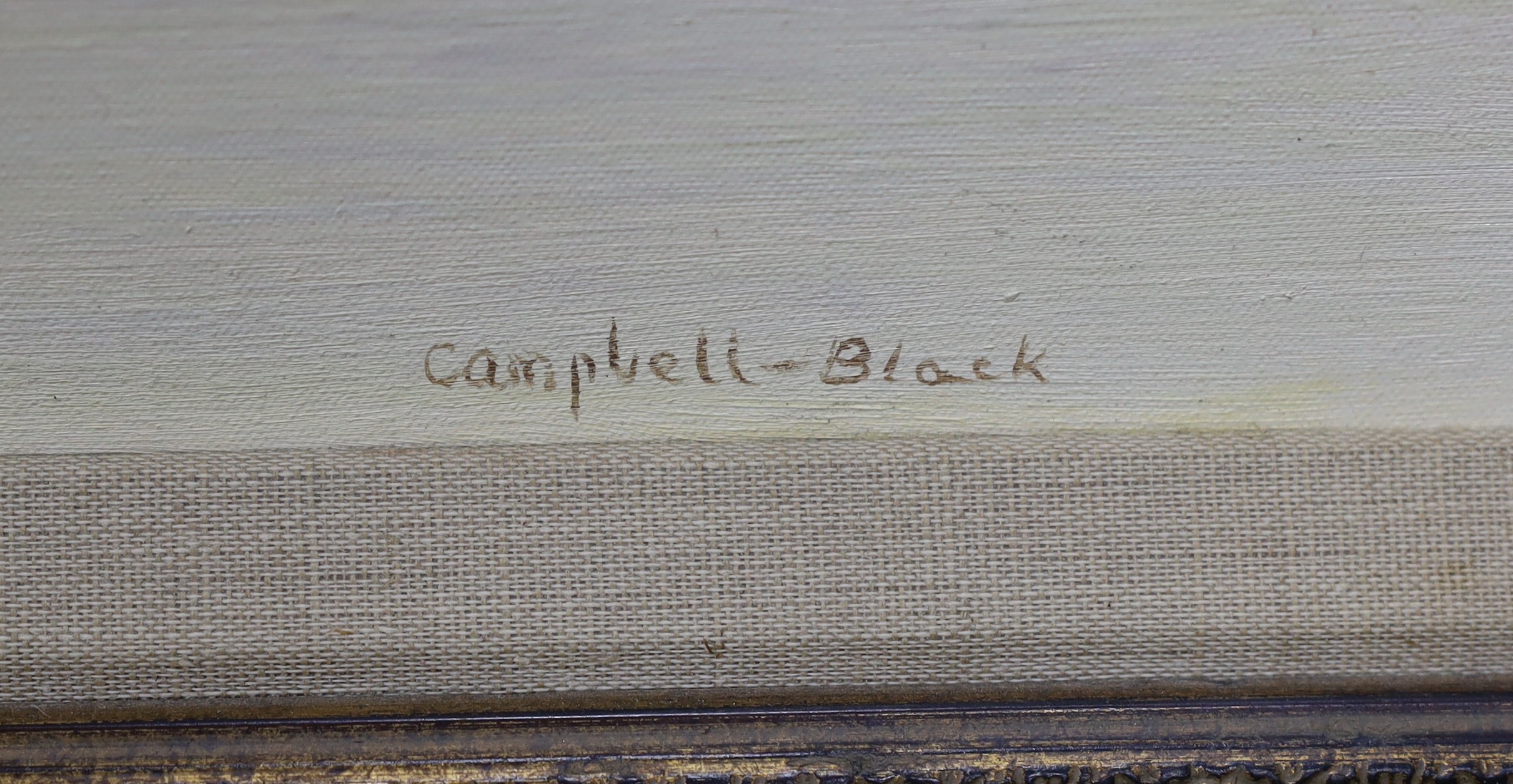 Geoffrey Campbell-Black (b.1925), oil on canvas, Ducks in flight, signed, 39 x 61cm